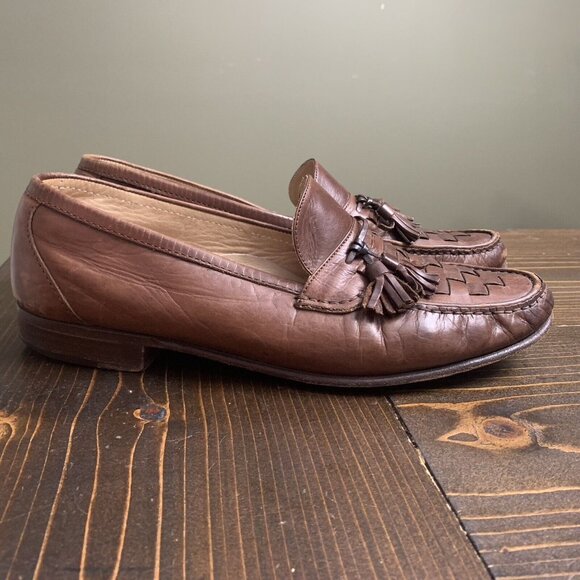 Bruno Magli Mens‎ Italian Leather Tassel Loafers Dress Shoes - Size 12 Hugo Loafer – Bruno Magli main image 4